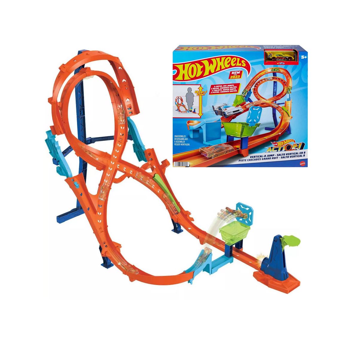 Hot Wheels - Pista Salto Vertical - Mattel - Kidverte