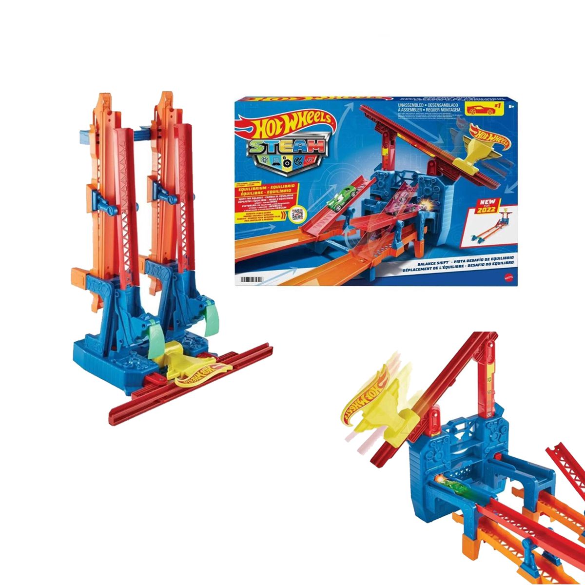 Brinquedo Infantil Pista Lançador de Carrinhos Hot Wheels -Loja