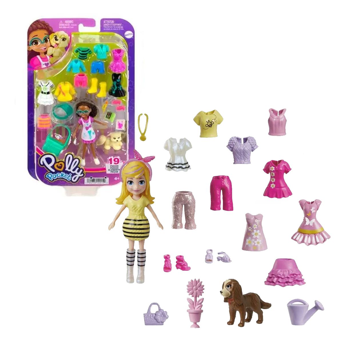 Conjunto Boutique de Moda Polly Pocket Mattel - Fátima Criança