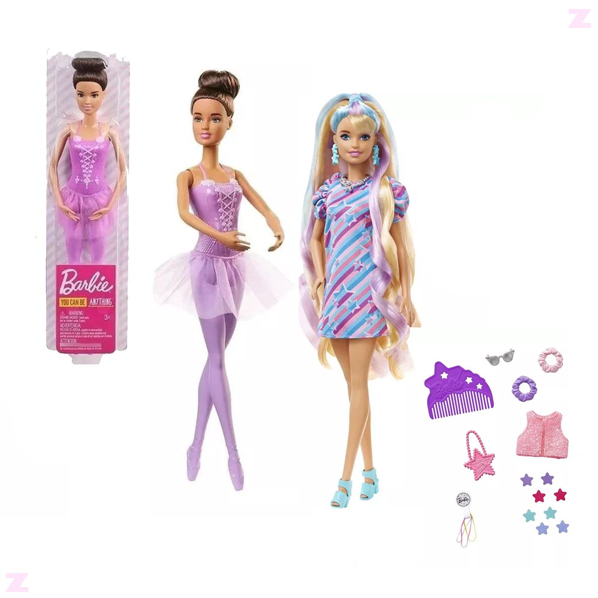 Kit para Bonecas Barbie e Ken - Conjunto de Roupas e Sapatos na
