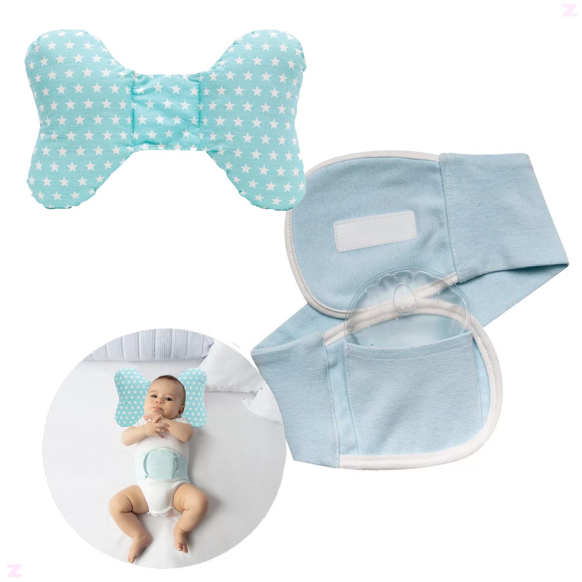 Cinta Térmica Para Cólica Bebe Com Bolsa De Gel Alivio Gases