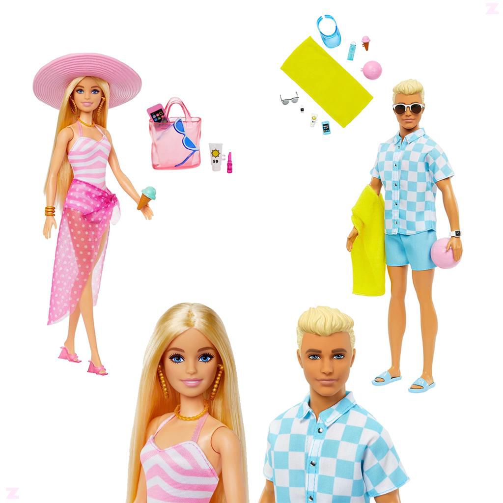 Boneca Barbie Fashion Praia 1 Unidade