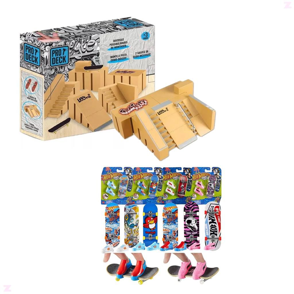 Kit Skate de Dedo Hot wheels Profissional Tenis + Brinde - Loja Zuza  Brinquedos