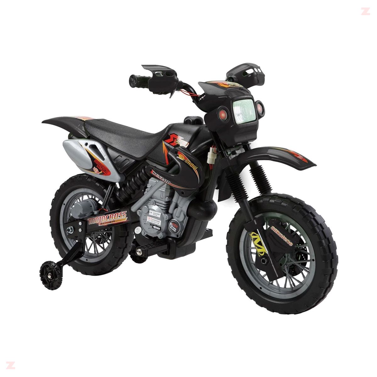Ligar O Jogo De Pontos Para Motocicleta Infantil Ilustração do
