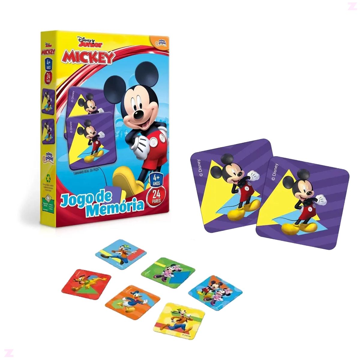 Jogo da Memória Jak Disney Princesa Toyster - 24 Cartas - Jogos de