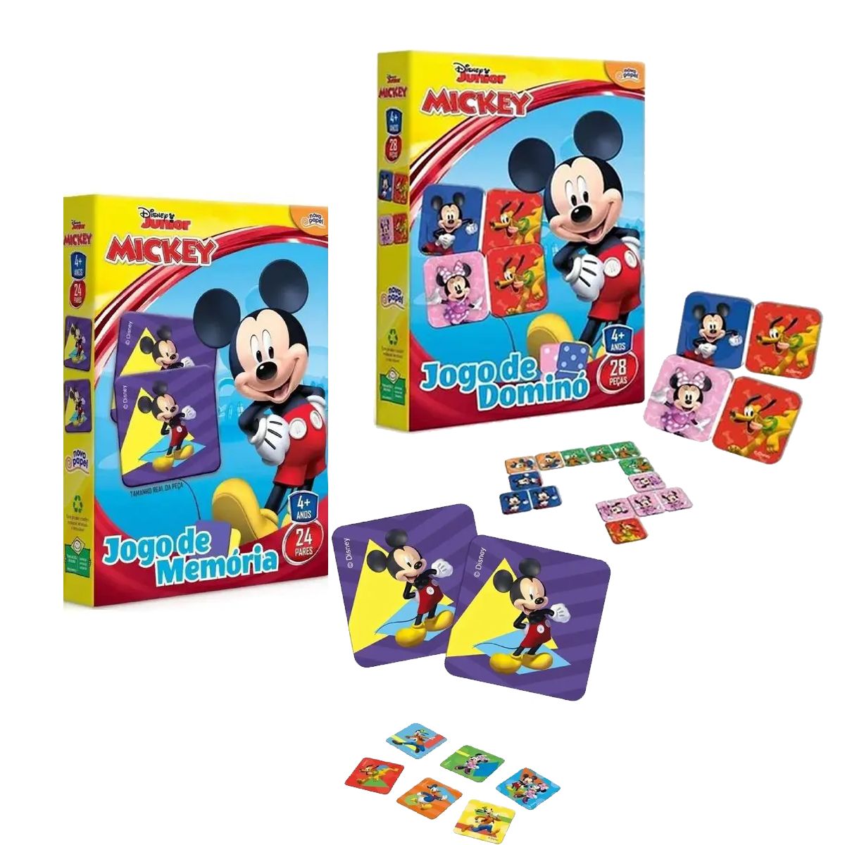 Jogo Toyster Super Kit Princesa Disney Dominó, Jogo De Memória E