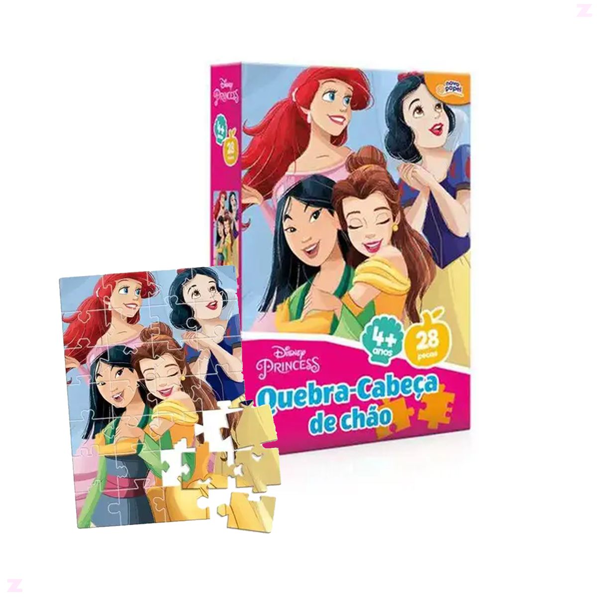 Quebra-Cabeça - 60 Peças - Princesas Disney - Toyster