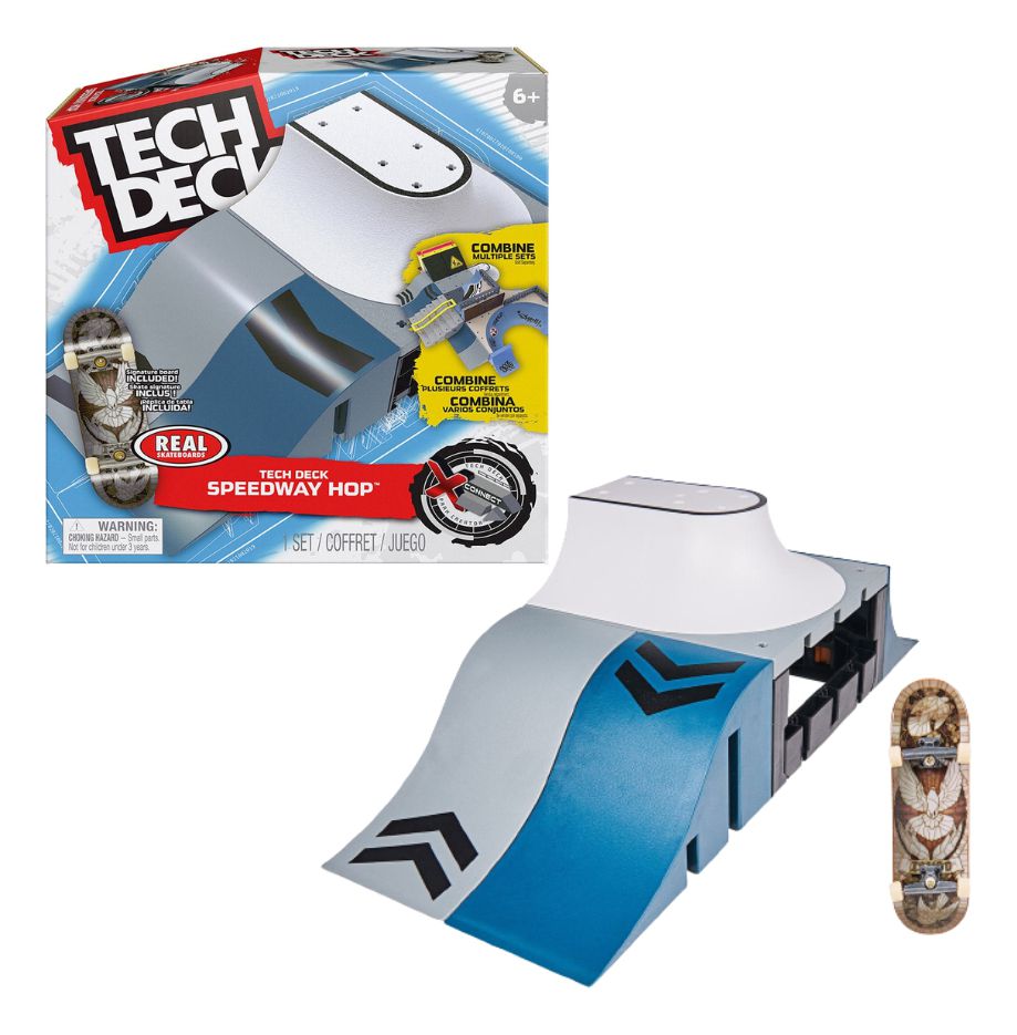 Skate De Dedo Conjunto Rampa Pista Nyjah Skatepark Tech Deck