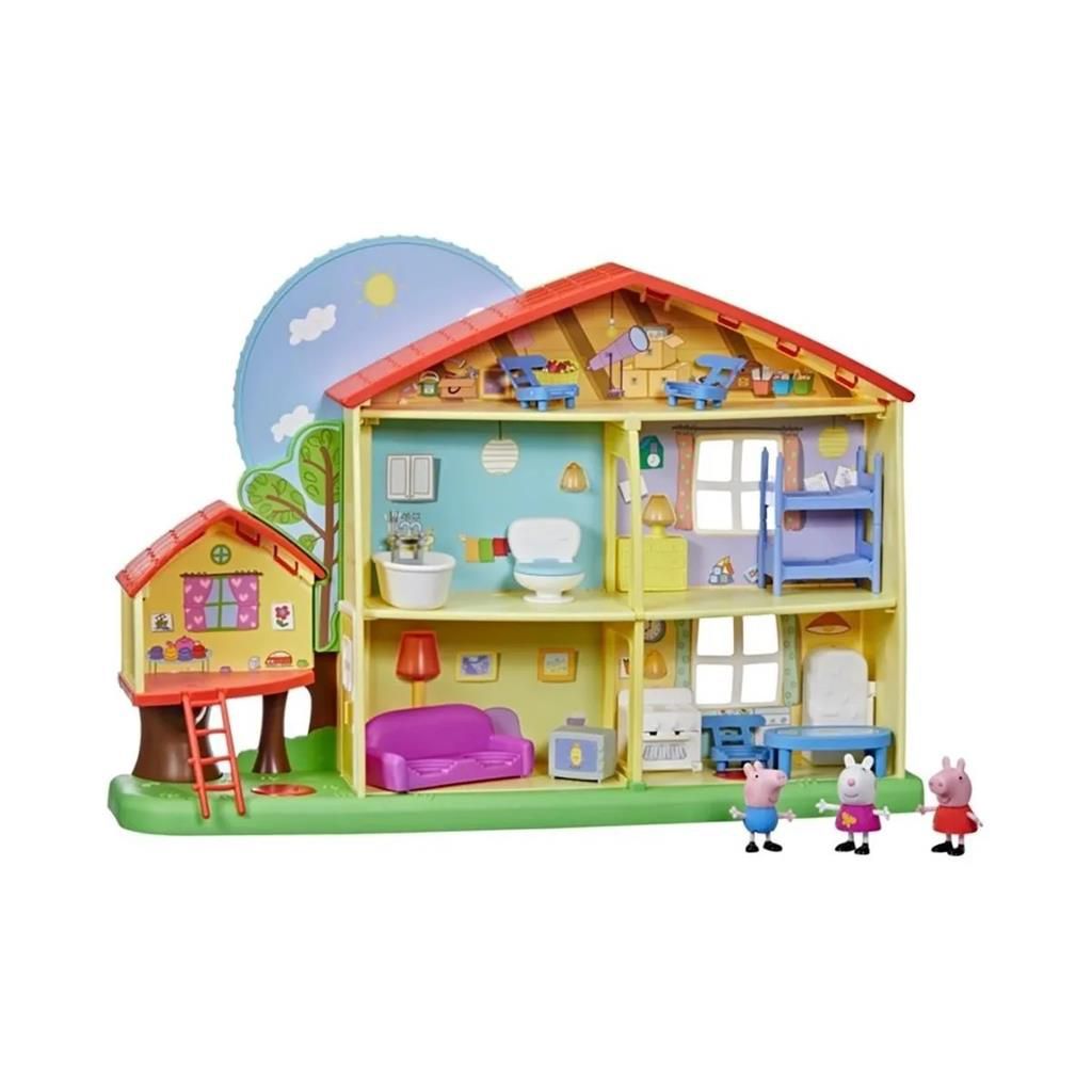 Brinquedo Casa Da Peppa Noite/dia Com Luz E Som Hasbro F2188 - Loja Zuza  Brinquedos