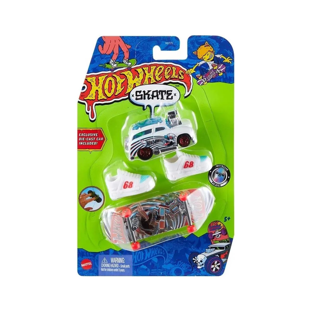 Kit Hot Wheels Pista Octopark + 3 Skates de Dedo Com 6 Tenis - Loja Zuza  Brinquedos