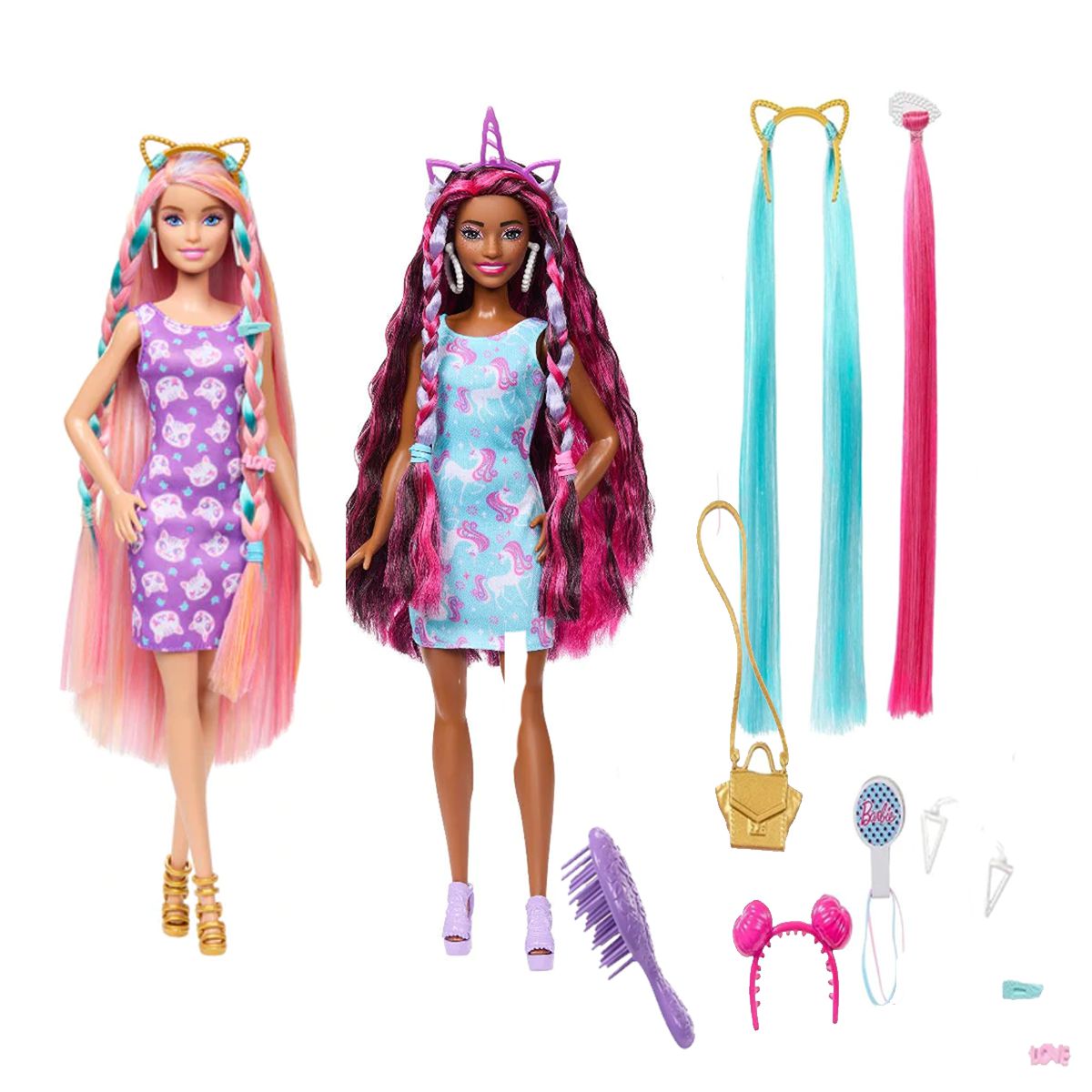 Jogos com a boneca sereia! Série infantil das bonecas Barbie