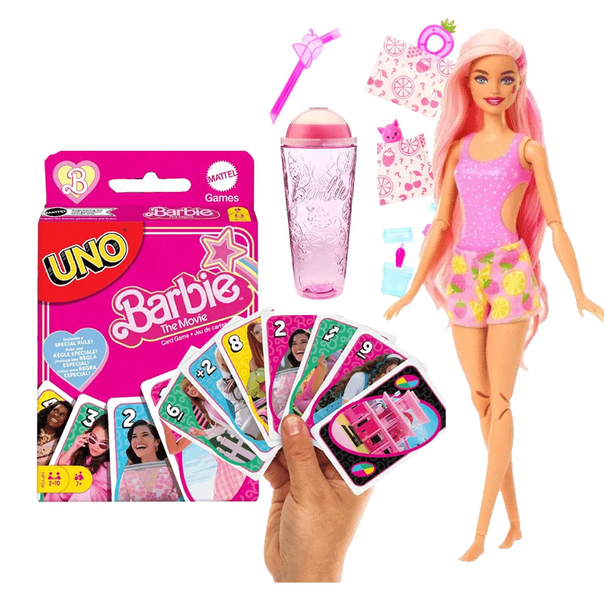 Jogo Uno da Barbie da Mattel de 2 a 10 Jogadores em Promoção na