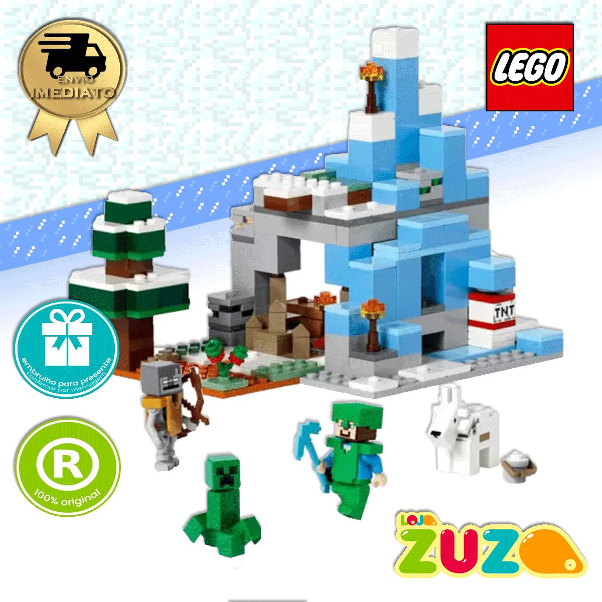 LEGO Minecraft - a Floresta Deformada - 287 peças - Lego