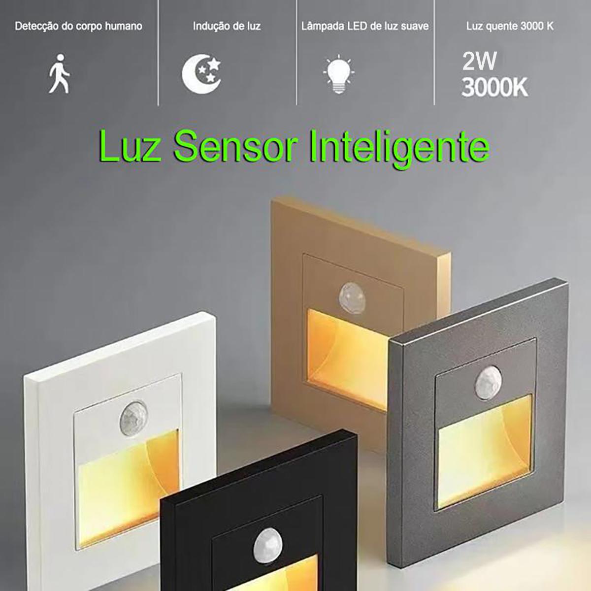 Balizador Sensor de Movimento Infravermelho LED Sensor de Presença PIR -  VENDATO - Utilidades Domésticas Decoração e Organização