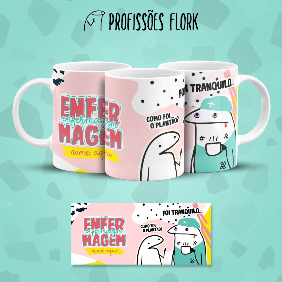 Caneca Personalizada Flork Vamos Fazer Assim