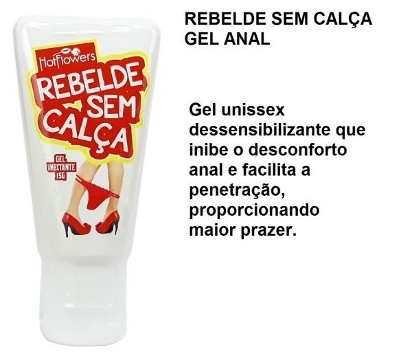 Rebelde Sem CalÇa Gel 15g Desinibida Lingerie 9385