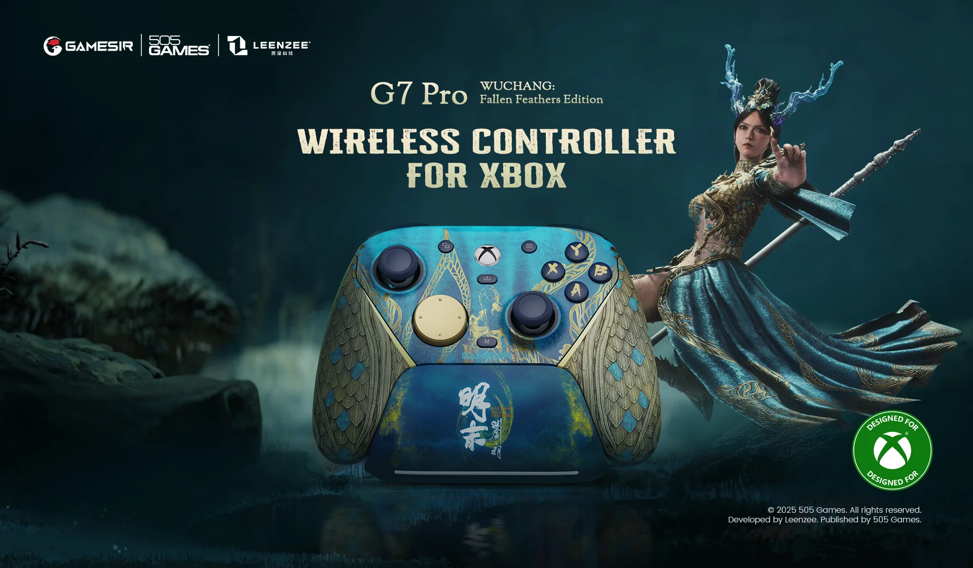Controle GameSir G7 Pro Wuchang Fallen Feathers Edition - Game X