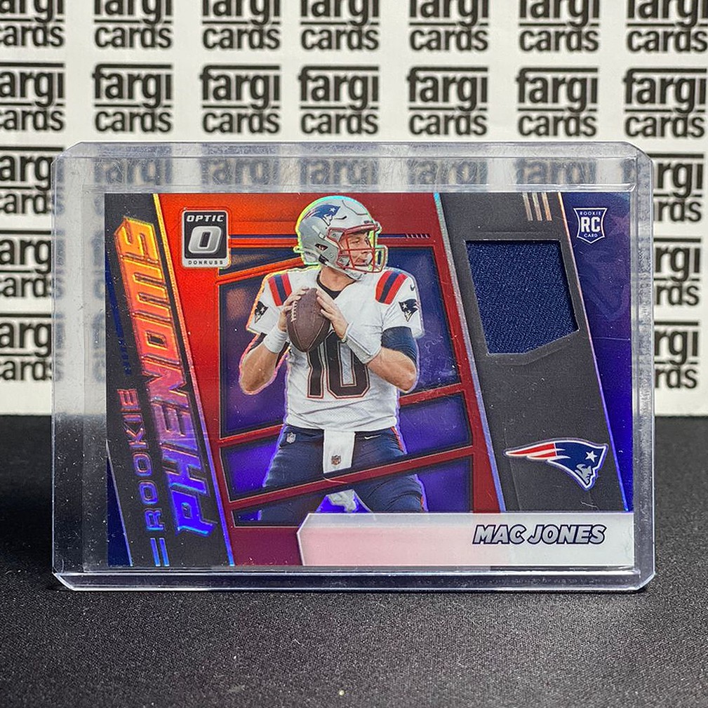 : Mac Jones Patriots 2021 Donruss Optic Red Hyper Prizm