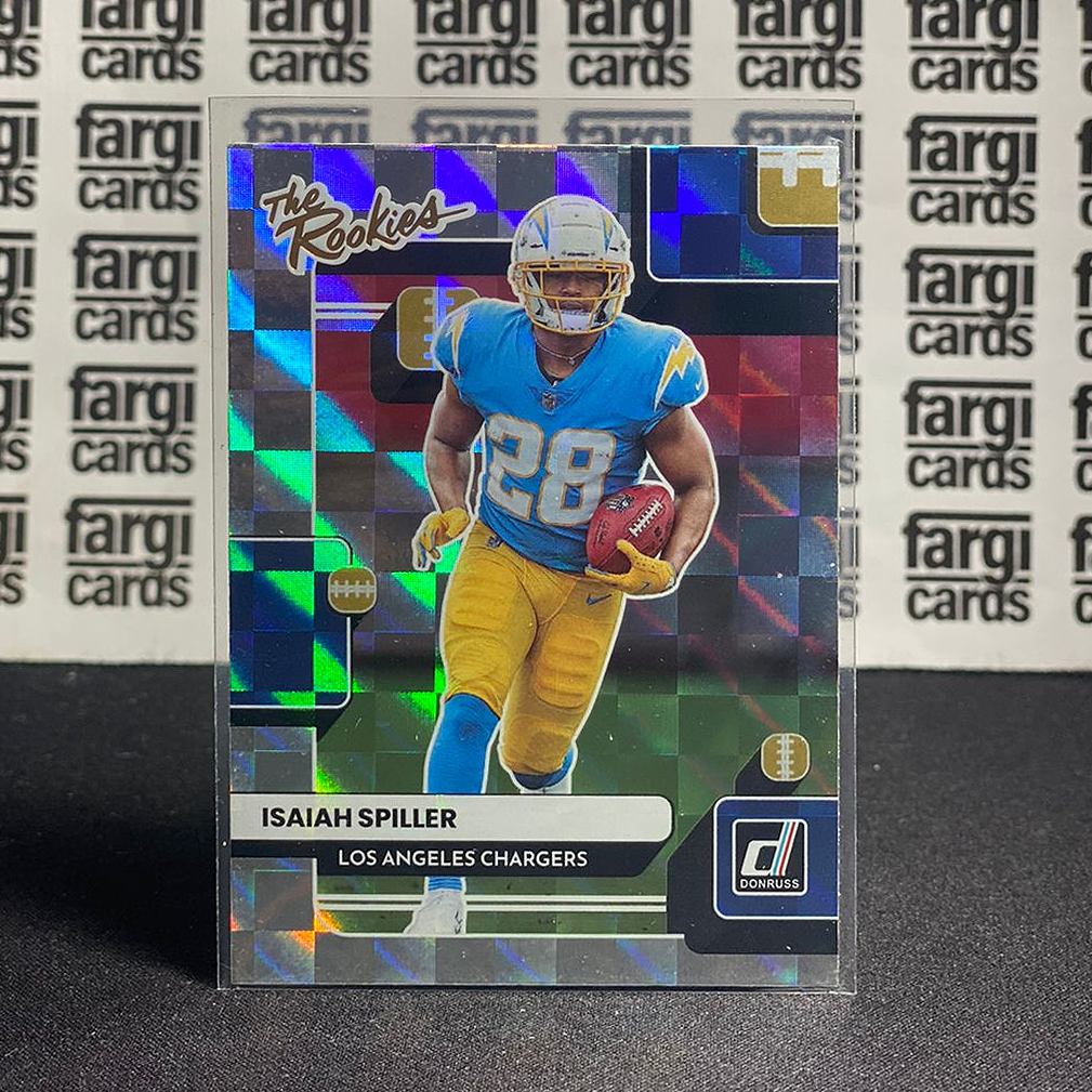 PGI 9 Isaiah Spiller 2022 Donruss Rated Rookie #RR34 1/4094 Made! Retro Card