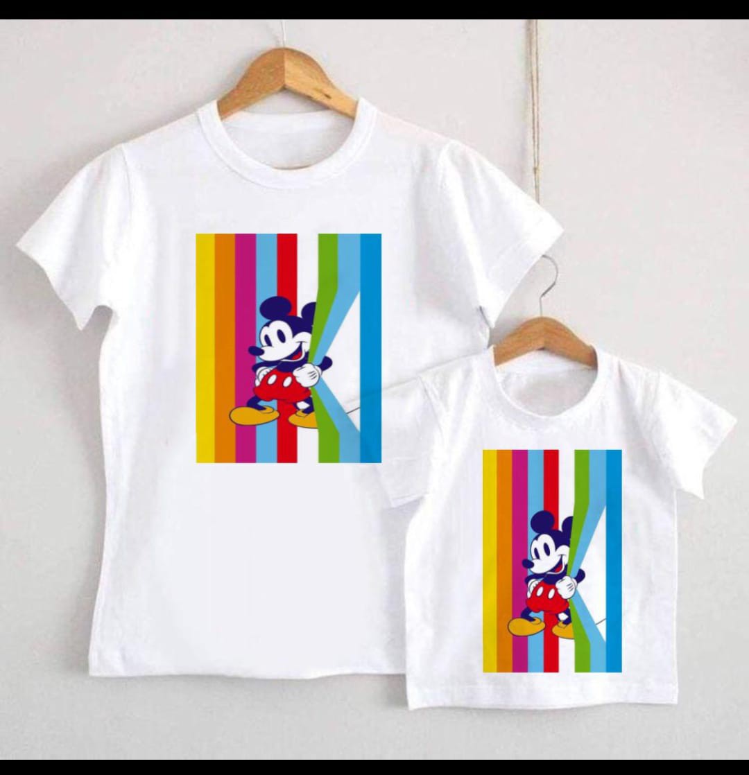 Camisa Feminina T-Shirts Mickey/Minnie Qualidade