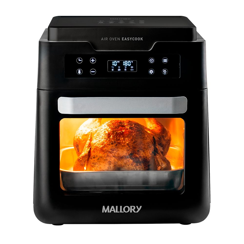 Fritadeira Elétrica Mallory 12 Litros Air Oven EasyCook Preto - Engage  Eletrodomésticos, Eletrônicos, Áudio e Vídeo