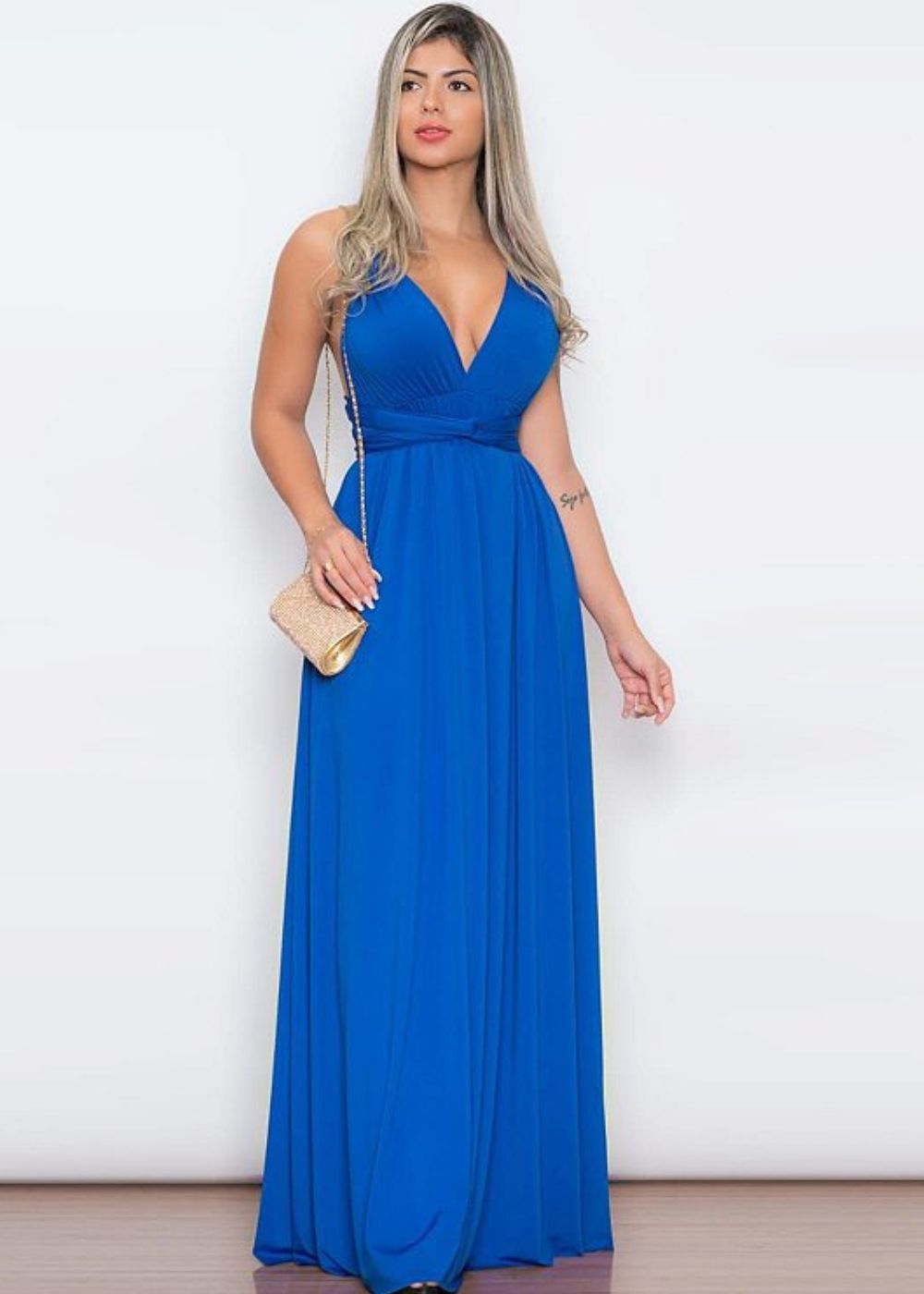 Vestido azul cheap bic