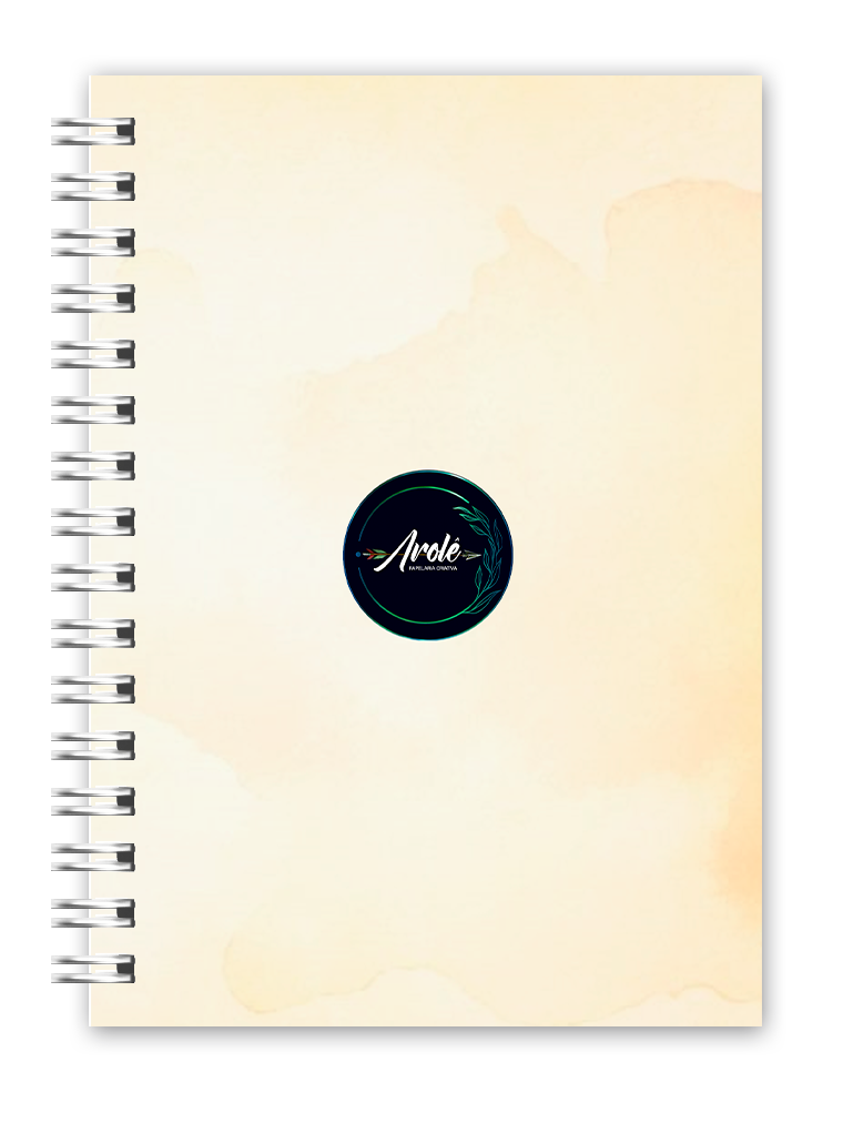 Caderno A5 Orixá Oxum E Xangô Arolê Papelaria Criativa