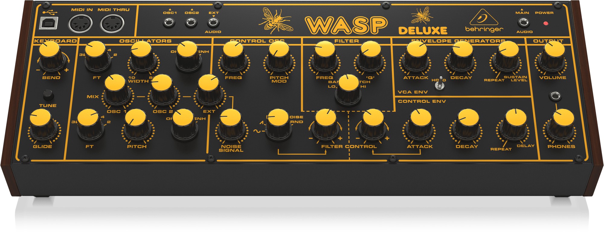 Behringer Wasp Sintetizador Analógico Confira Classic Keyboards
