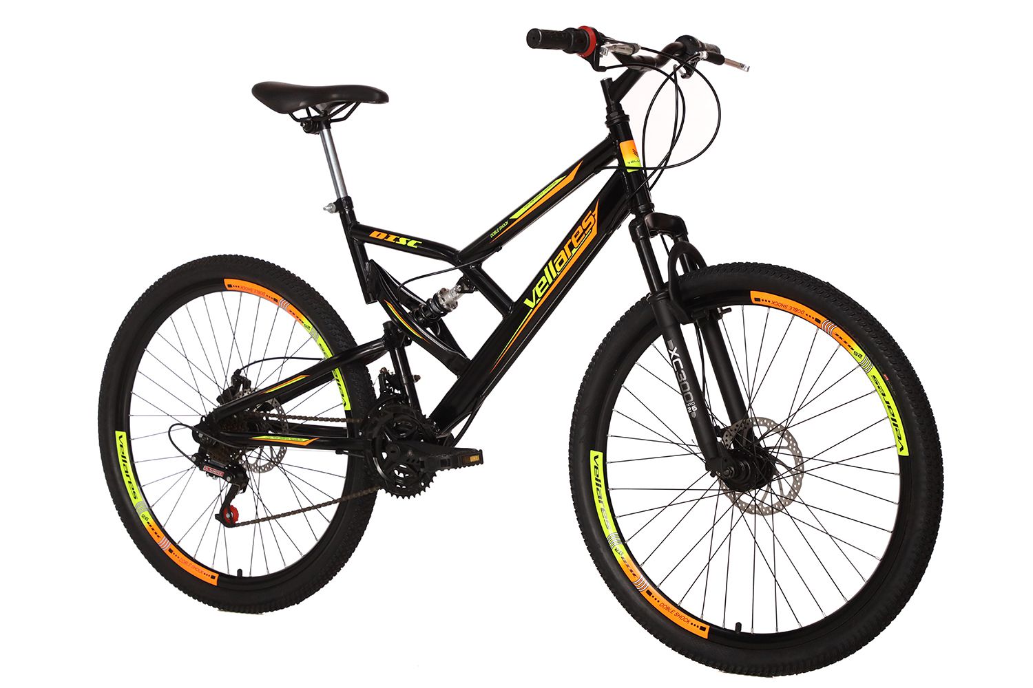 Bicicleta Vellares Doble Shock Aro 26 Dupla Suspensão 21 Marchas ...