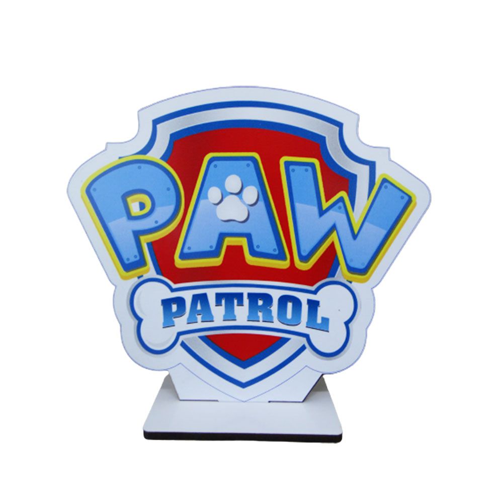 Adesivo decorativo Paw Patrol con logo