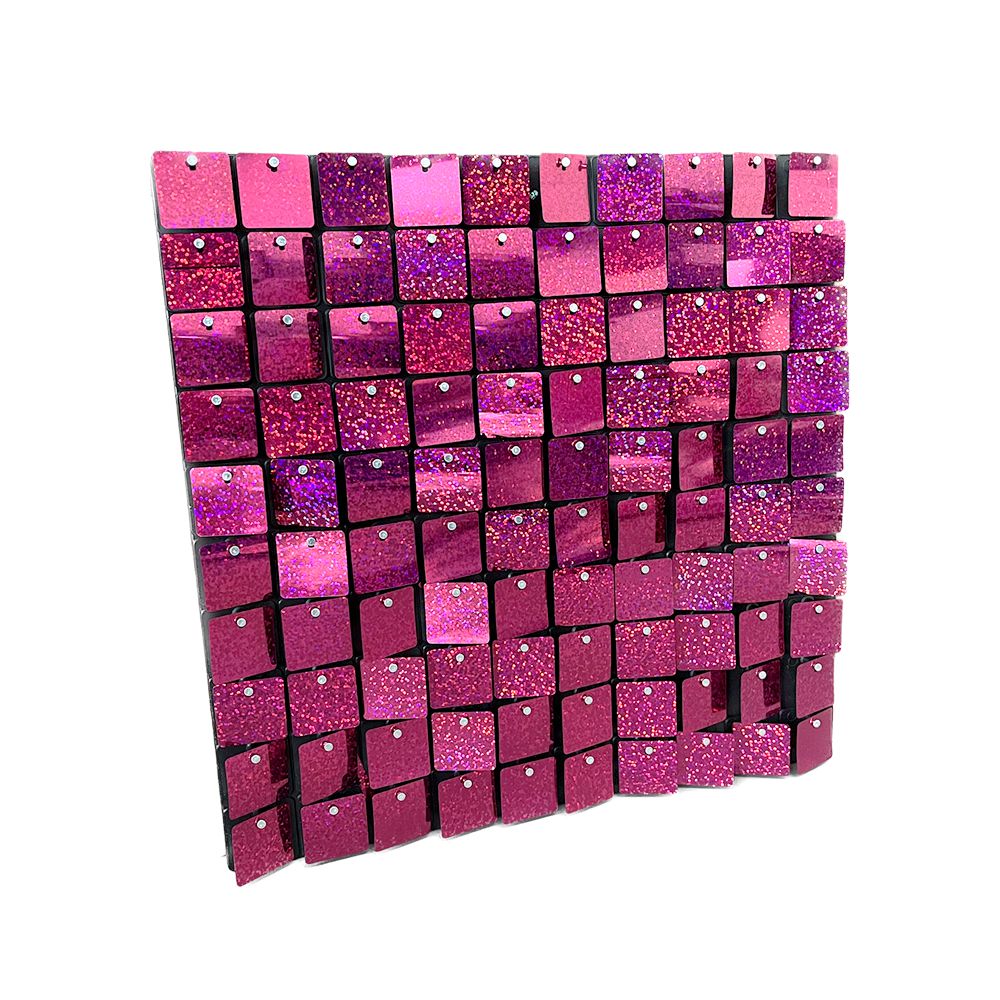 Enfeite Plástico Mágico Shimmer x Cada Pink Hologliter Sanja Festas