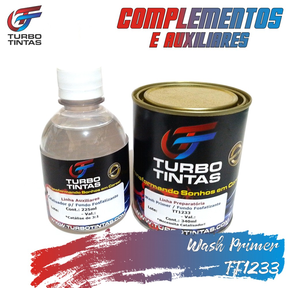 Wash Primer / Fundo Fosfatizante - TT1233 - Turbo Tintas