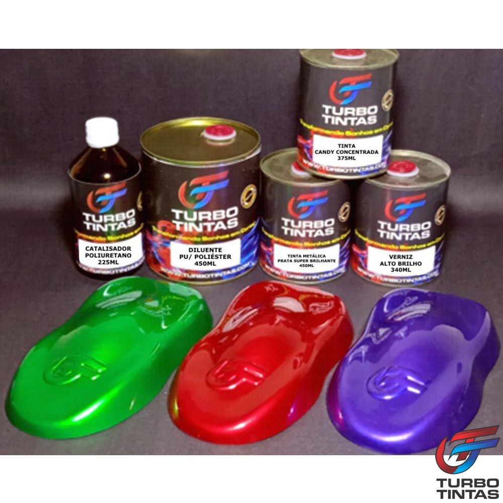 Kit para Pintura de Motos - Candy (Grupo Titan) - Turbo Tintas