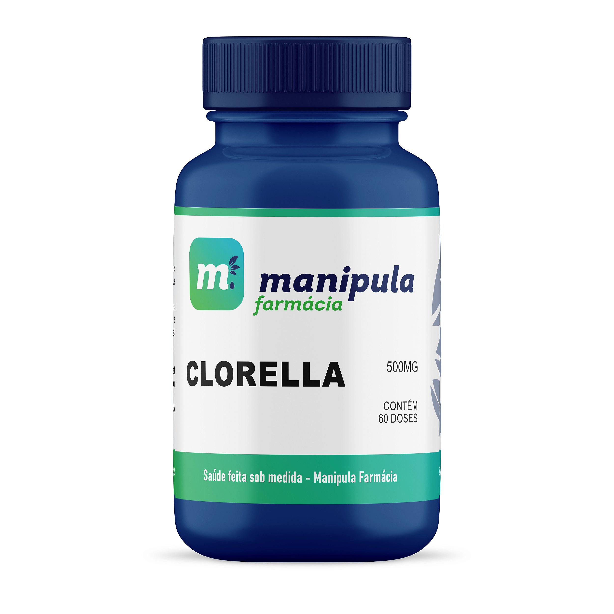 Clorella 500mg 60 Cápsulas Manipula Farmacia 9531