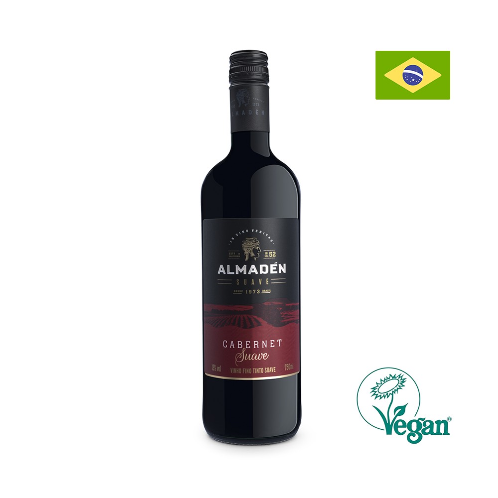 Almadén Suave Cabernet Sauvignon Vegano - Brasil, Vinho da Carta - Vinho  da Carta