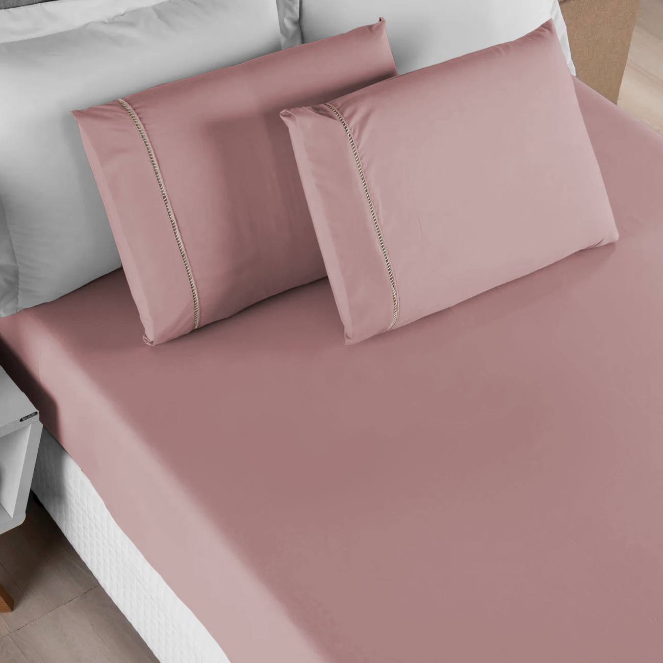 Lençol 400 Fios 3 Peças - Luxo e Conforto para Sua Cama - Casa Dona