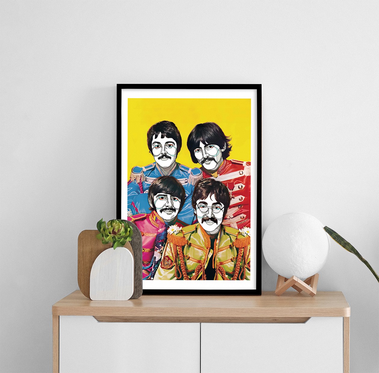 Quadro Beatles │ Decoração Pop Arte Autêntica e Moderna │ Loja