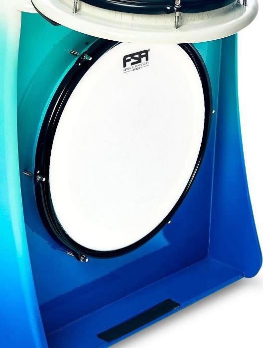 Bateria Cajón FSA Tajon Master Plus TAJ25 Blue Fade Mini Bateria Cajón Compacta Com 10 OFF na
