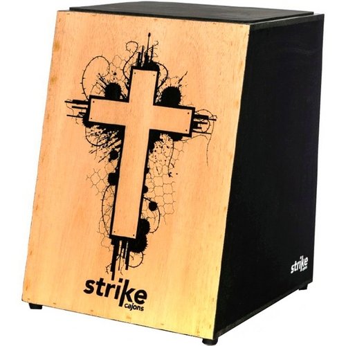 Cajon Acústico Natural fsa Inclinado Strike SK1000 Com 10 OFF Em