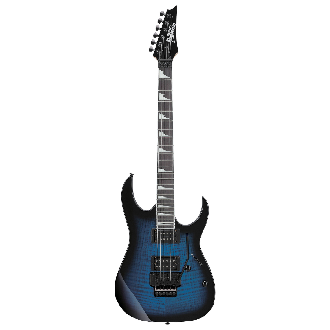 Guitarra 6C RG GIO Trans Blue Sunburst Ibanez GRG320FA-TBS - Loja
