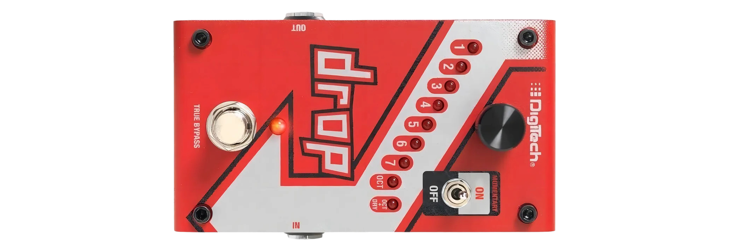 Pedal Digitech Drop V para Guitarra e Baixo - Pitch Shifter de