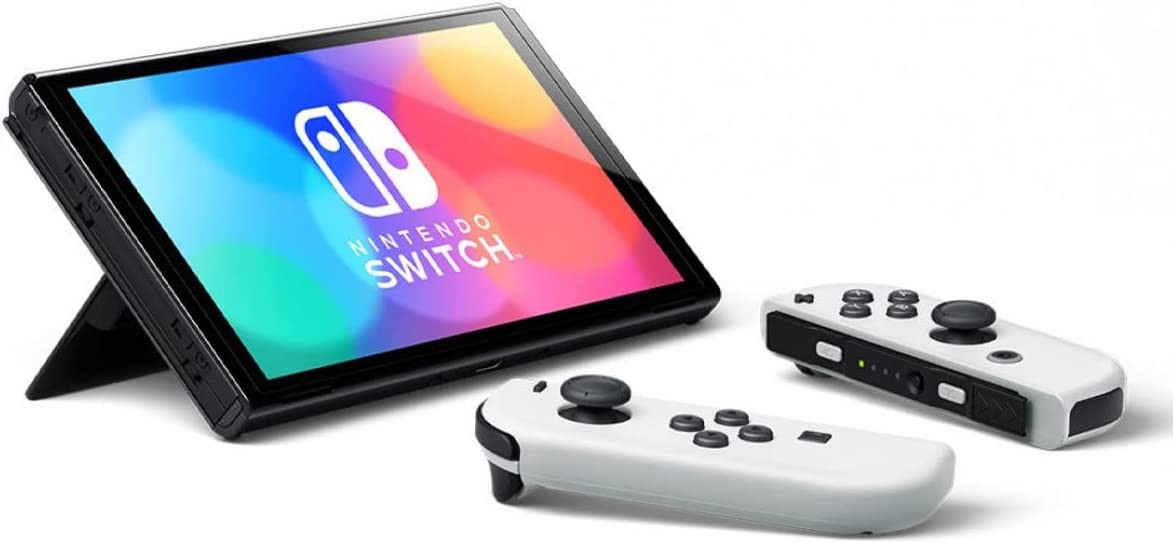 NINTENDO SWITCH OLED - BRANCO - DS Games Atibaia