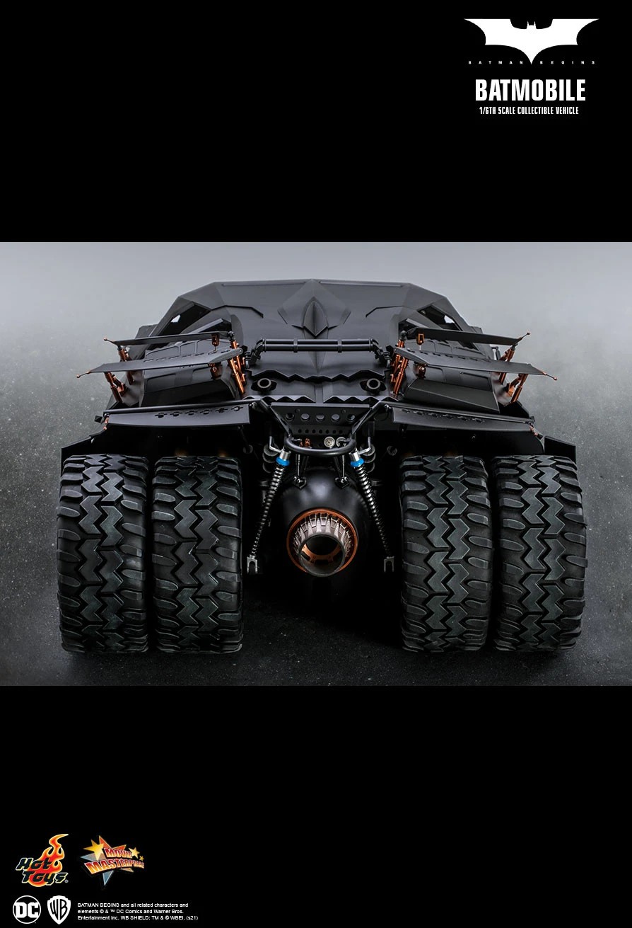 BATMOBILE - BATMAN BEGINS - 1:6 SCALE - HOT TOYS - DS Games Atibaia