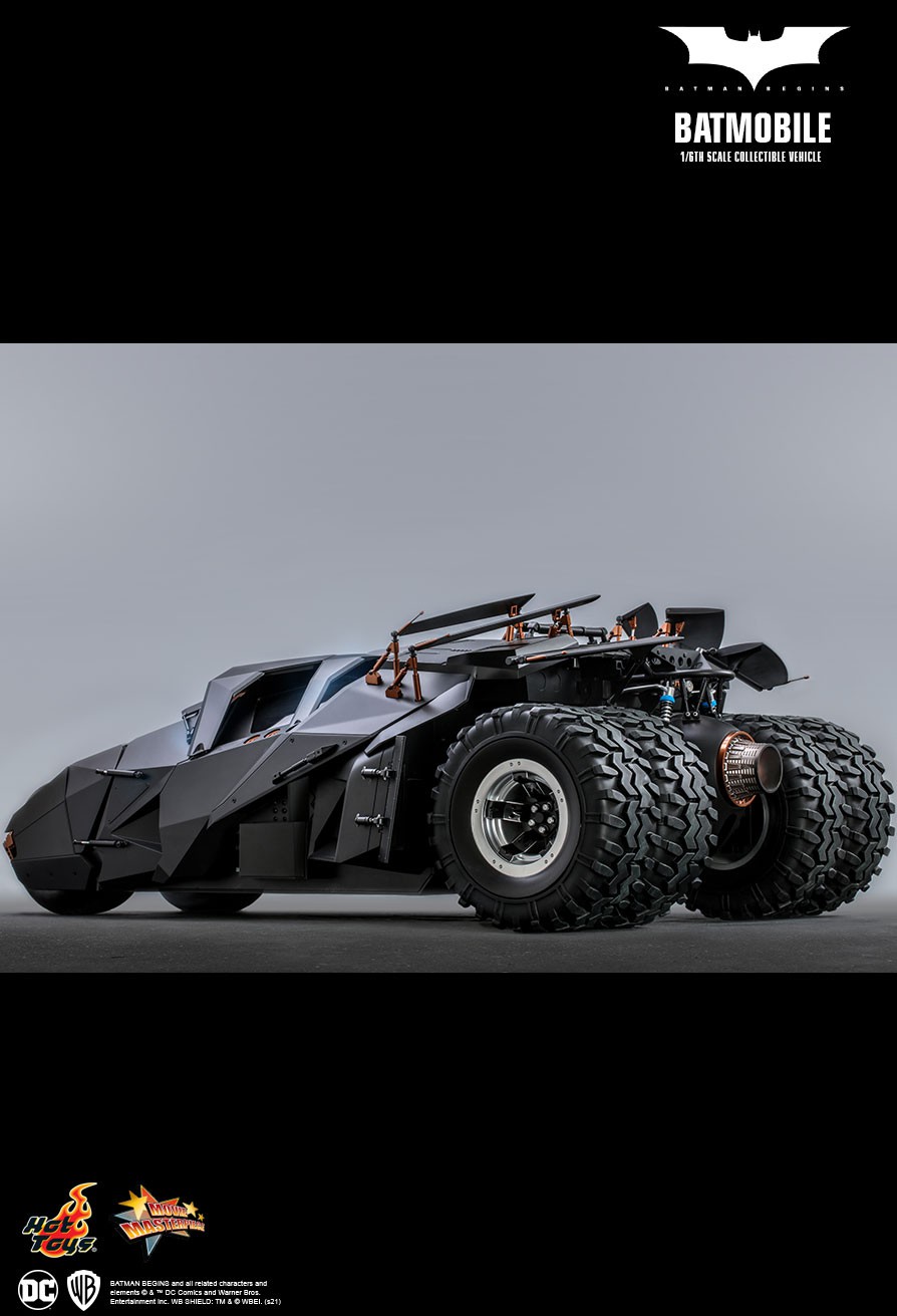 BATMOBILE - BATMAN BEGINS - 1:6 SCALE - HOT TOYS - DS Games Atibaia