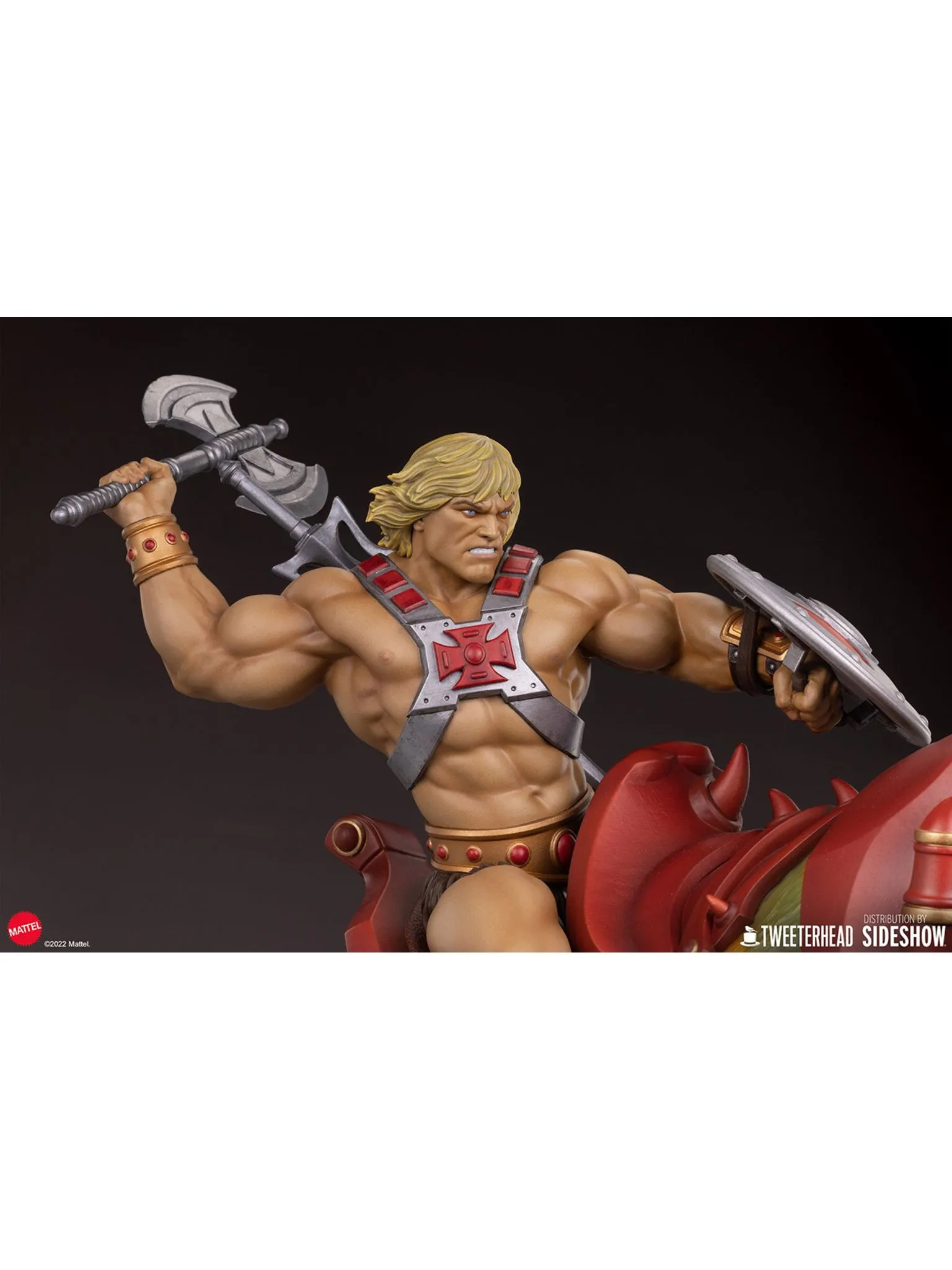 HE-MAN e GATO GUERREIRO CLASSIC - DELUXE ART - TWEETERHEAD - DS