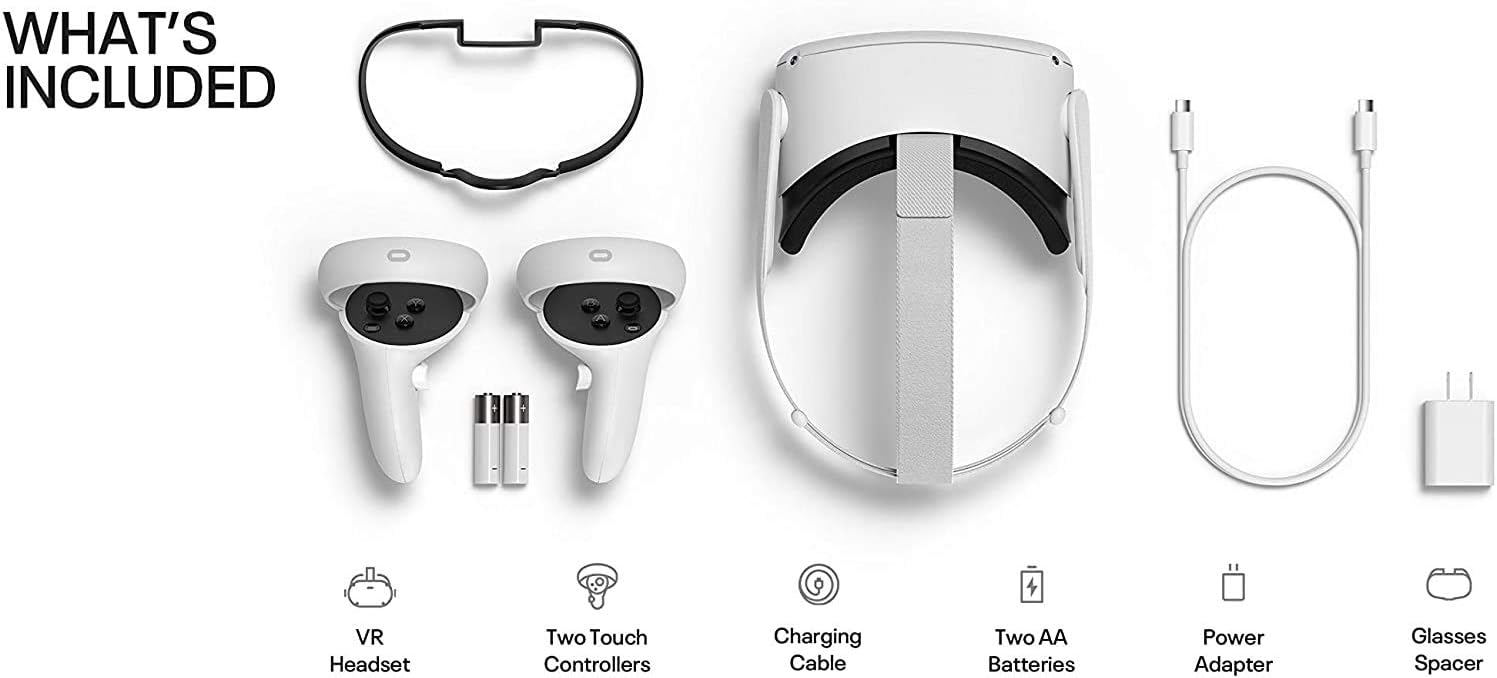  Quest 2 128GB （ Quest 2） OCULUS QUEST 2 - 128GB - DS Games Atibaia