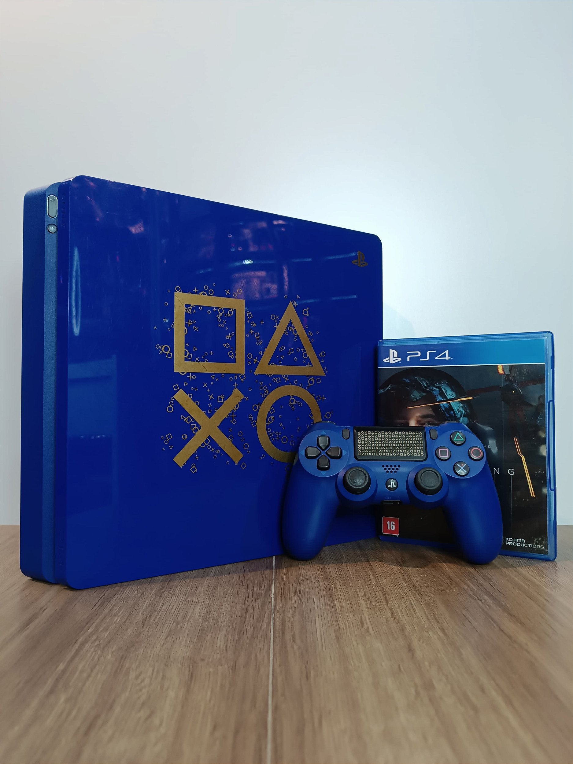 CONSOLE PS4 PLAYSTATION 4 SLIM 1TB DAYS OF PLAY BLUE - SEMINOVO