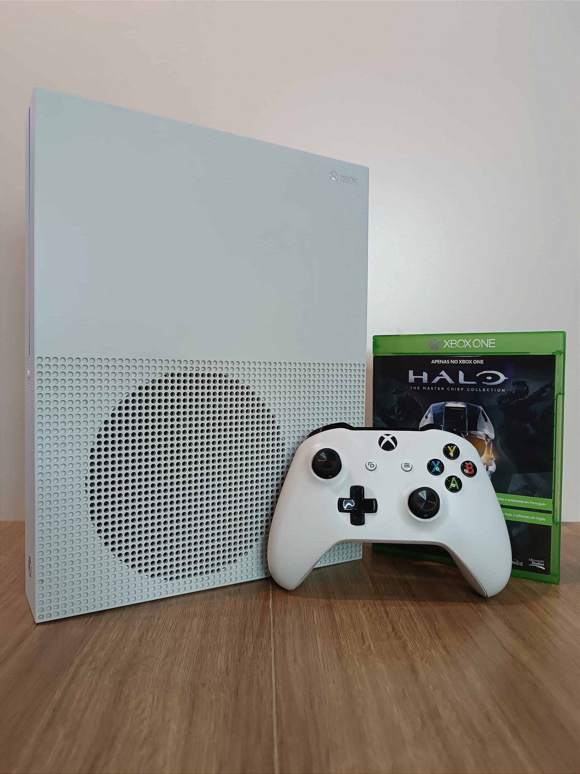 CONSOLE XBOX ONE S 1TB BRANCO - SEMINOVO - DS Games Atibaia