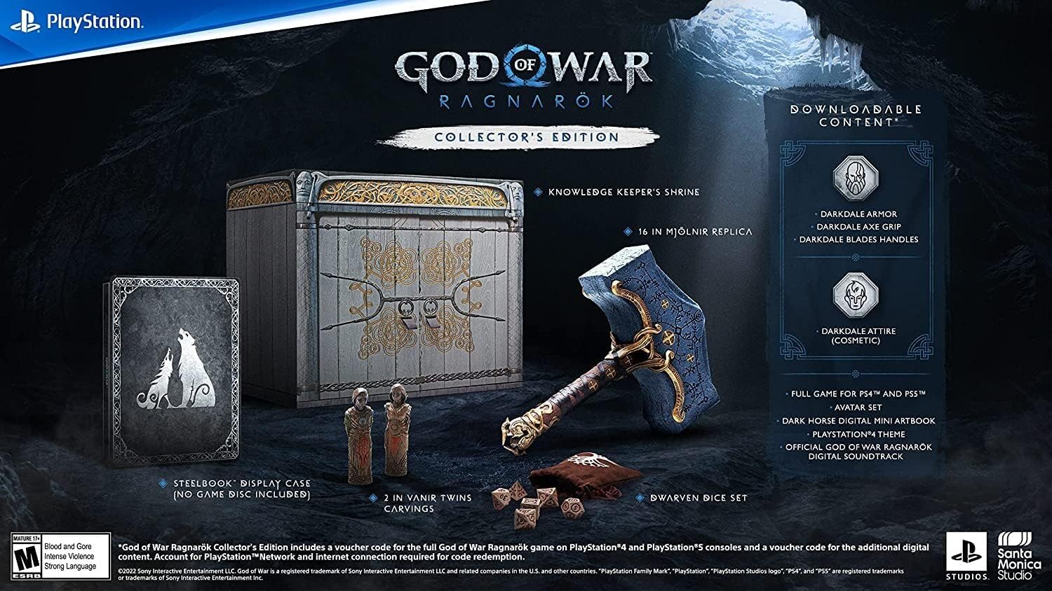 God of War Ragnarok コレクターズエディション GOD OF WAR RAGNAROK - COLLECTOR'S EDITION - PS4 E PS5 - DS Games