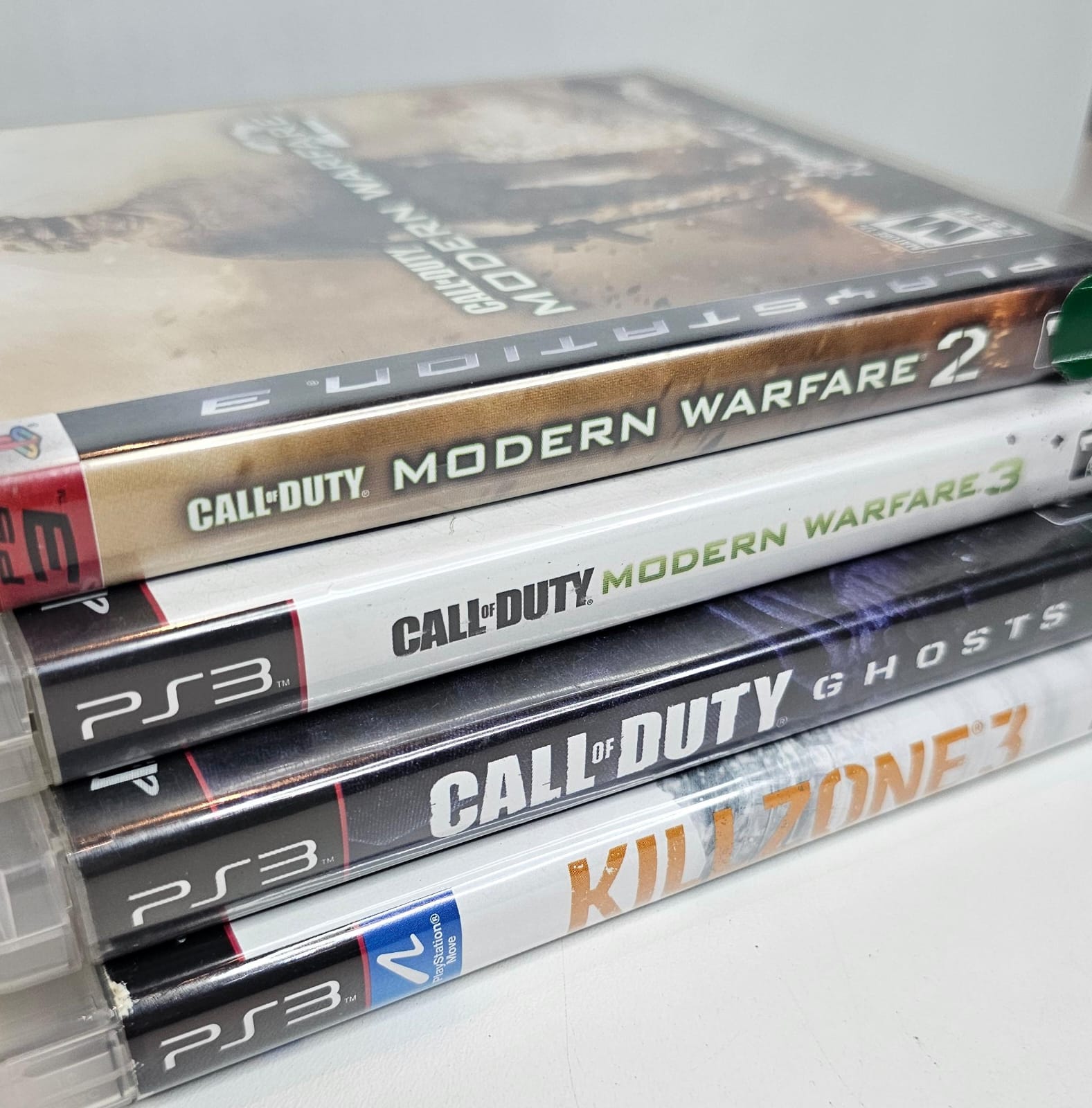 KIT DE JOGOS PS3 - CALL OF DUTY MW 2 & 3, GHOSTS e KILLZONE 3